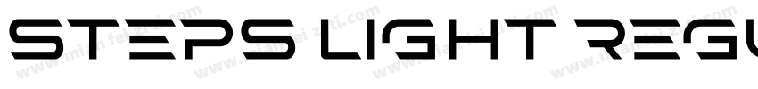 STEPS LIGHT Regular字体转换
